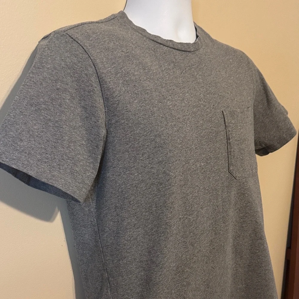Everlane Heather Gray Men's Short Sleeve Tee - Picture 5 of 8